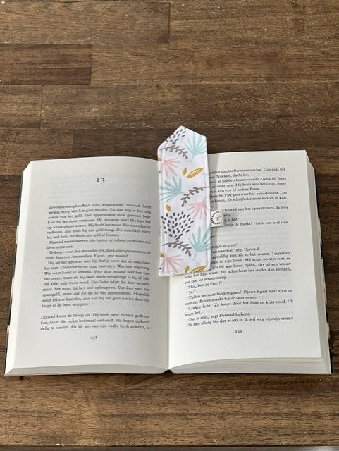 Boekenlegger bloemen