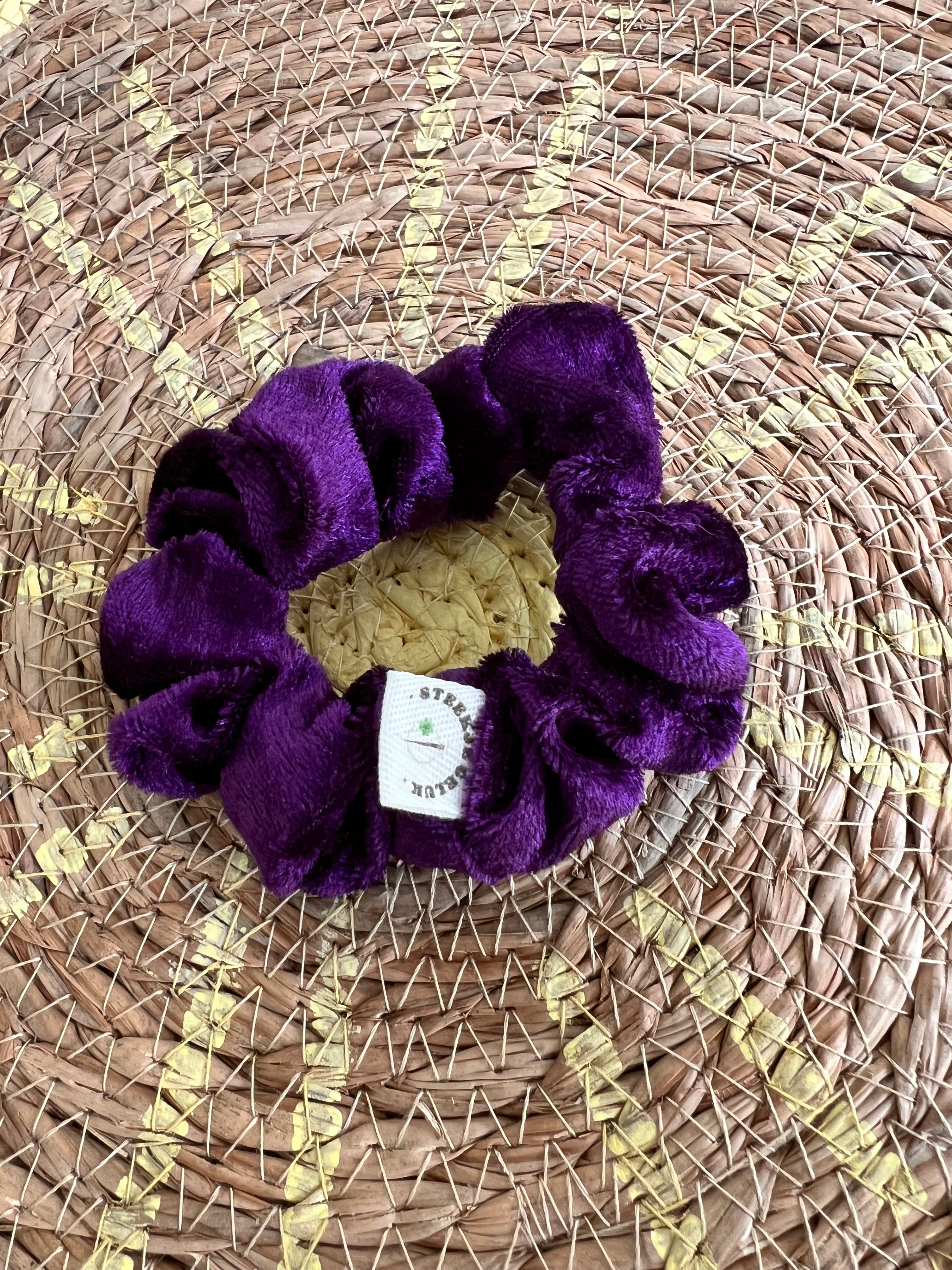 Scrunchie paars
