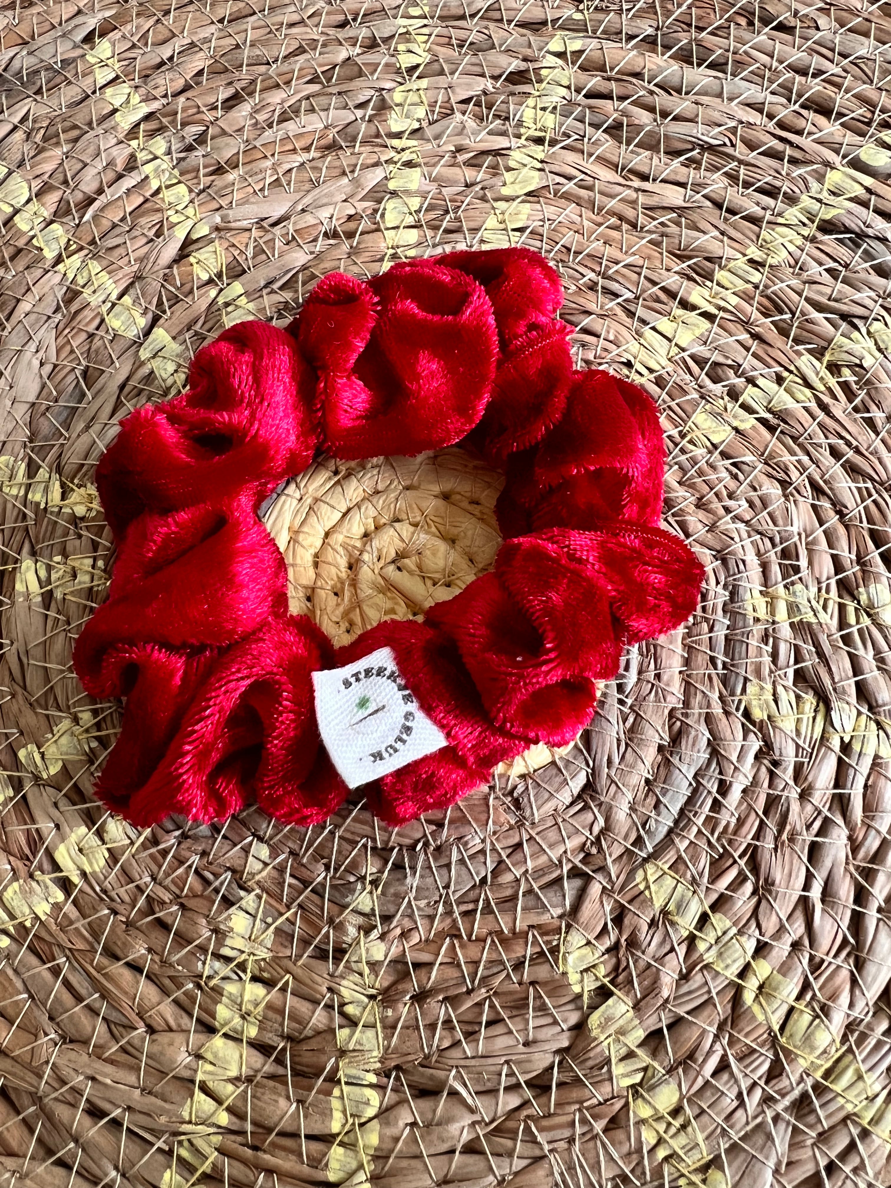 Scrunchie rood