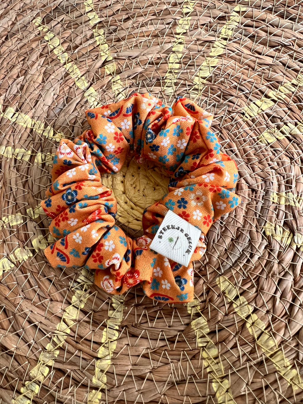 Scrunchie oranje