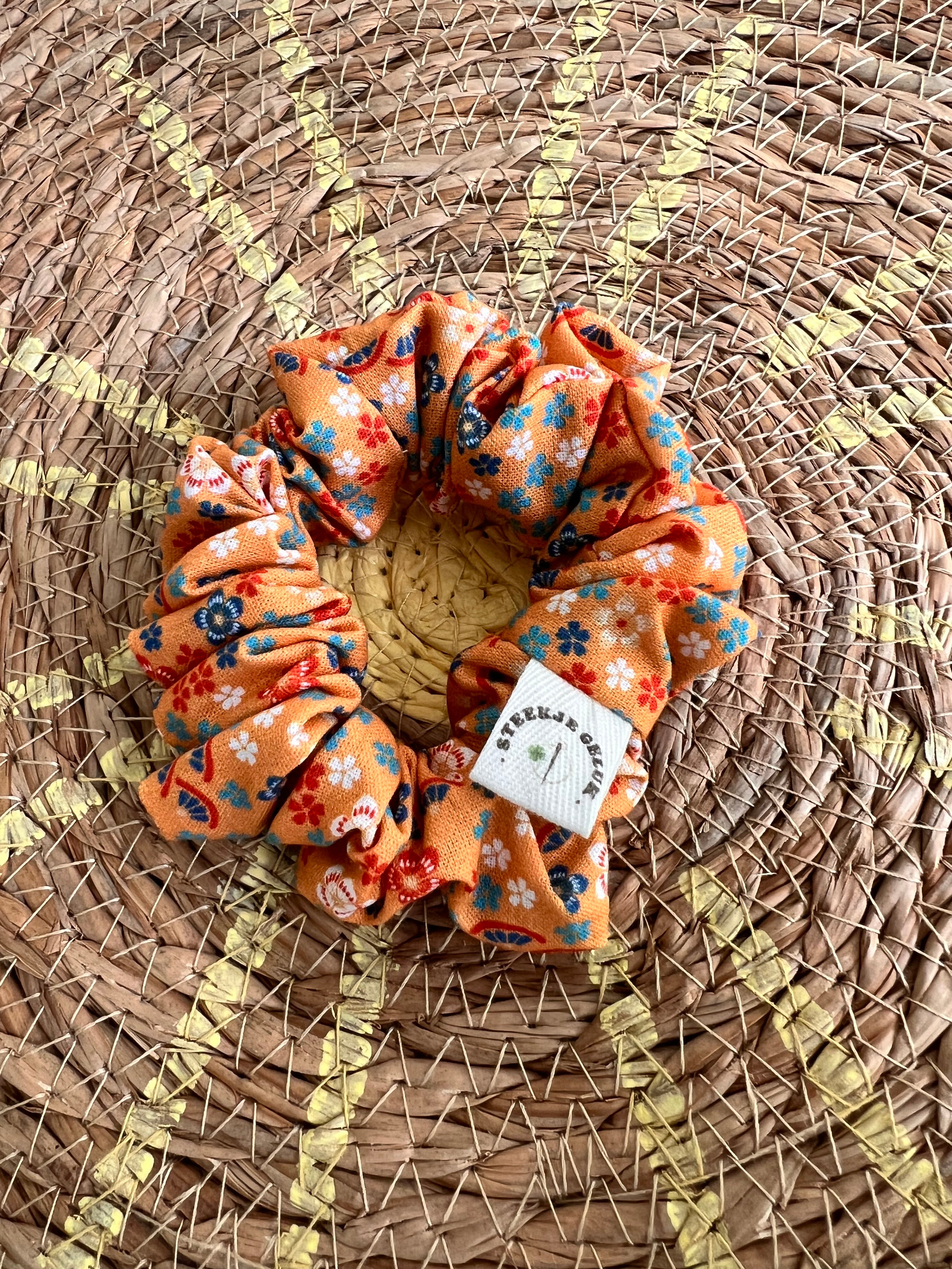 Scrunchie oranje