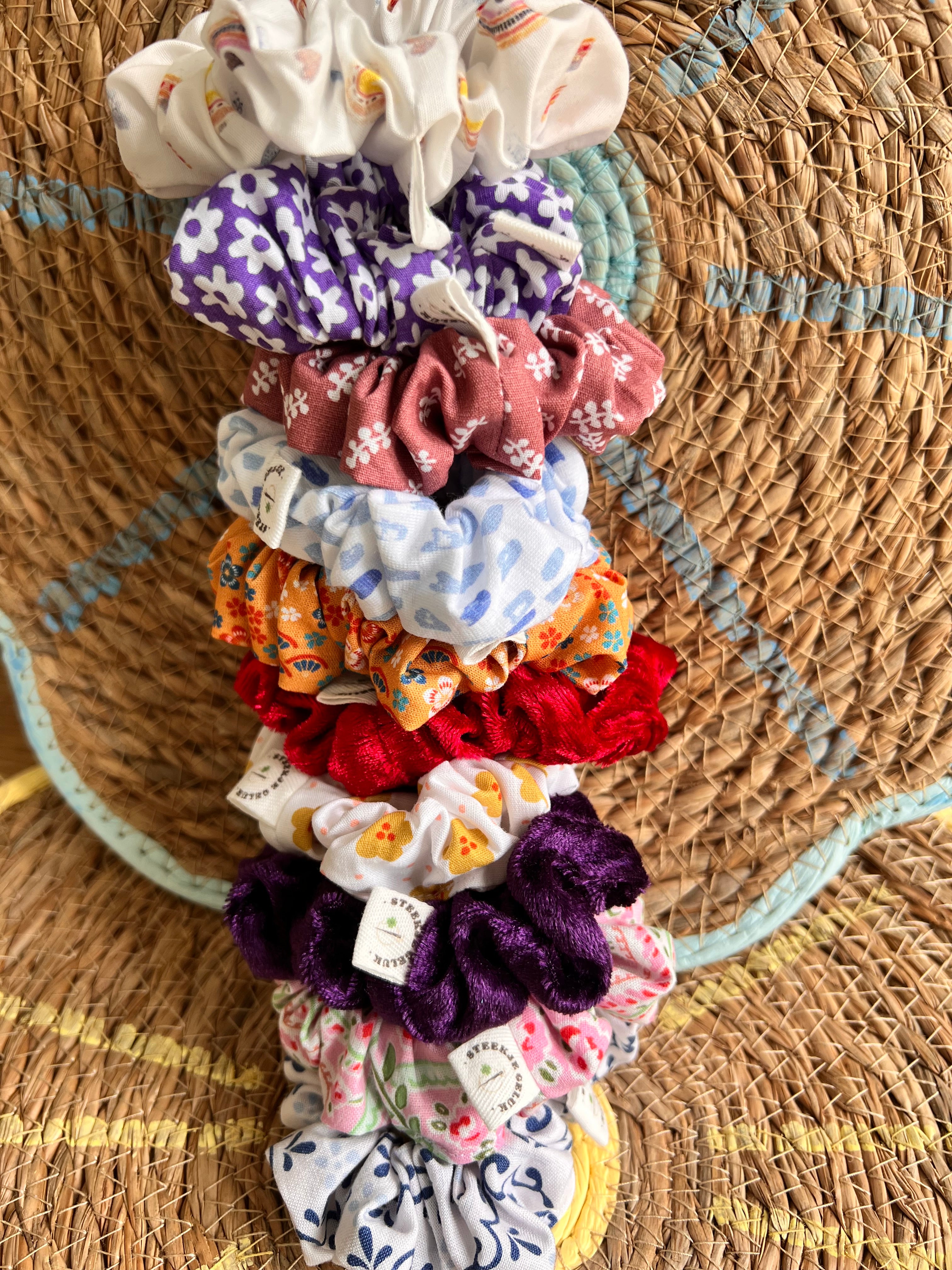 Scrunchie rood