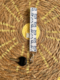 Sleutelhanger wit donkerblauw